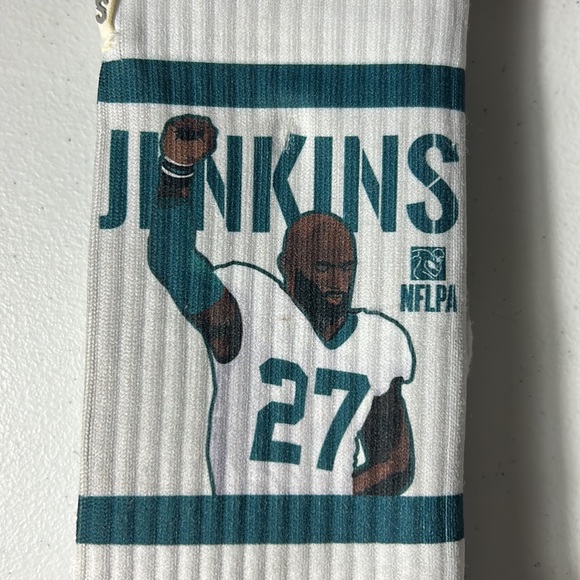 Malcolm Jenkins White N00220629ML Socks - Picture 6 of 8